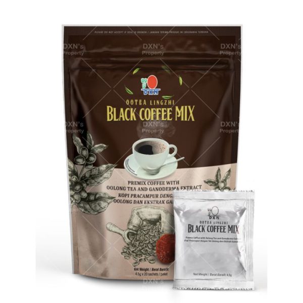 Mezcla de Café Negro Ootea Lingzhi